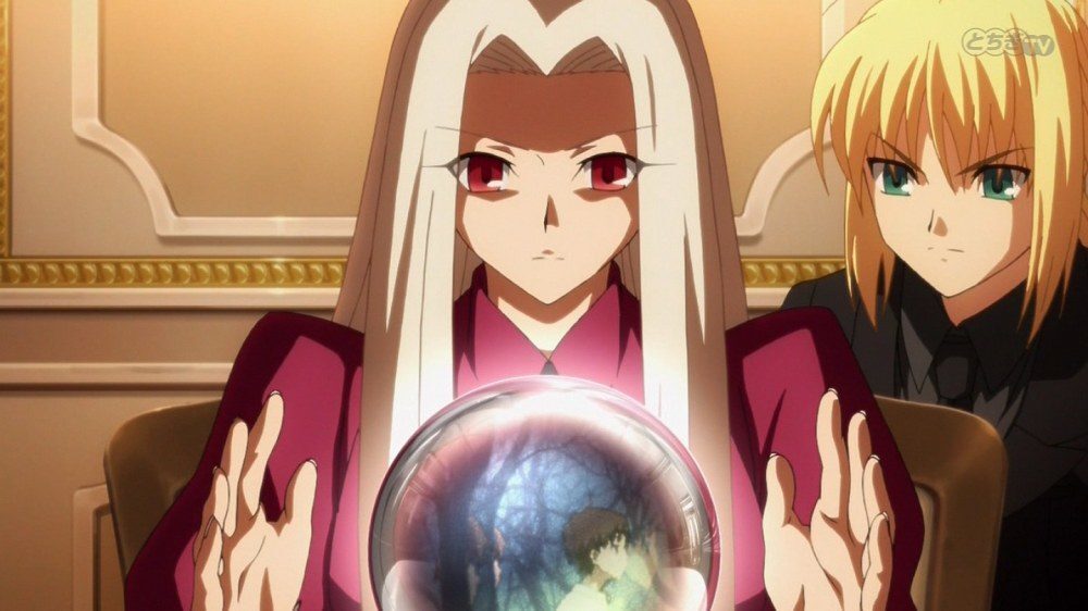 Кадр из аниме «Судьба: начало» («Fate/Zero»)