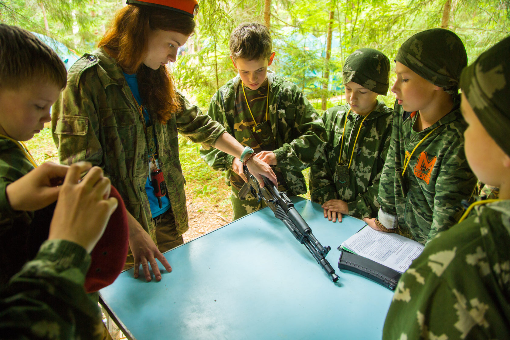 Военно спортивный лагерь