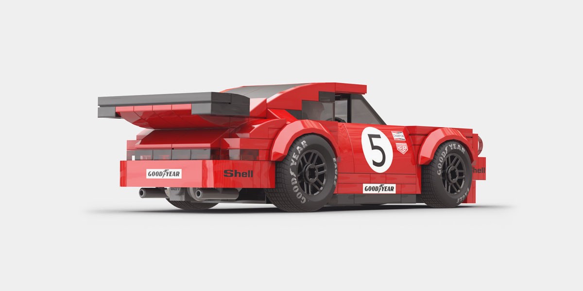 LEGO самоделка: Porsche 911 Carrera 3.0 RS (рис. 4)