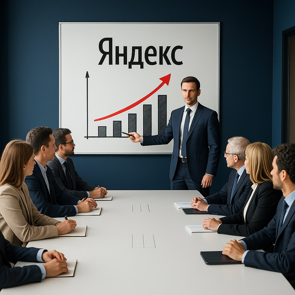 Растущие показатели интереса к карточке в Яндексе