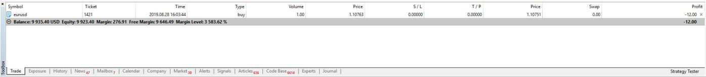 Пример того, как пользоваться MetaTrader 5 неттингом