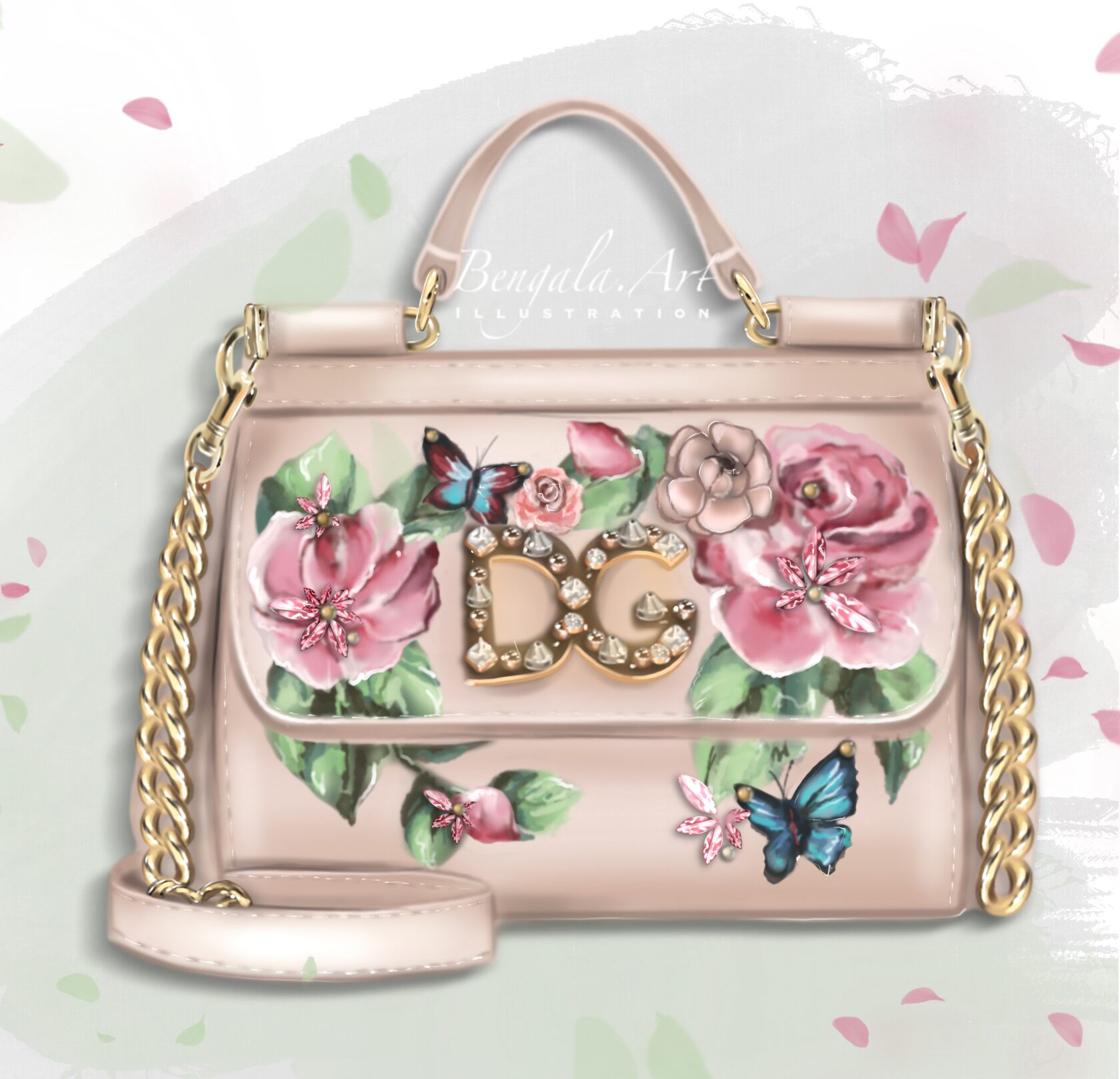 Сумка-аксессуары - digital-рисунок