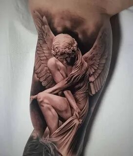Татуировка ангела на руке: символика и история