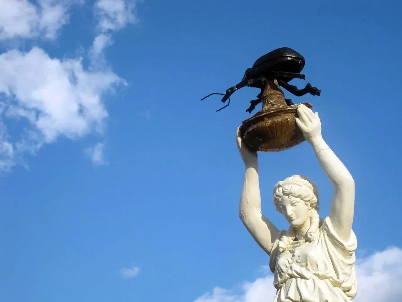 Памятник жуку-долгоносику