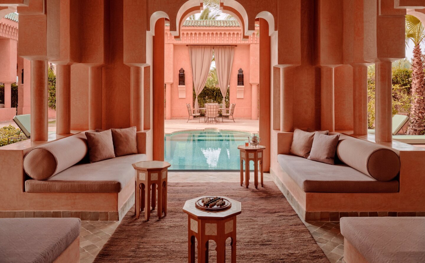 Люксовый отель Amanjena в Марракеше
