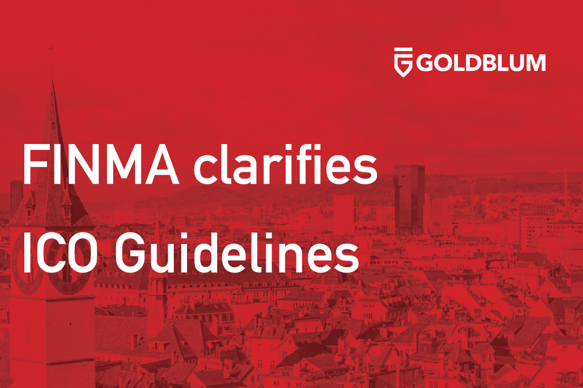 FINMA clarifies ICO Guidelines