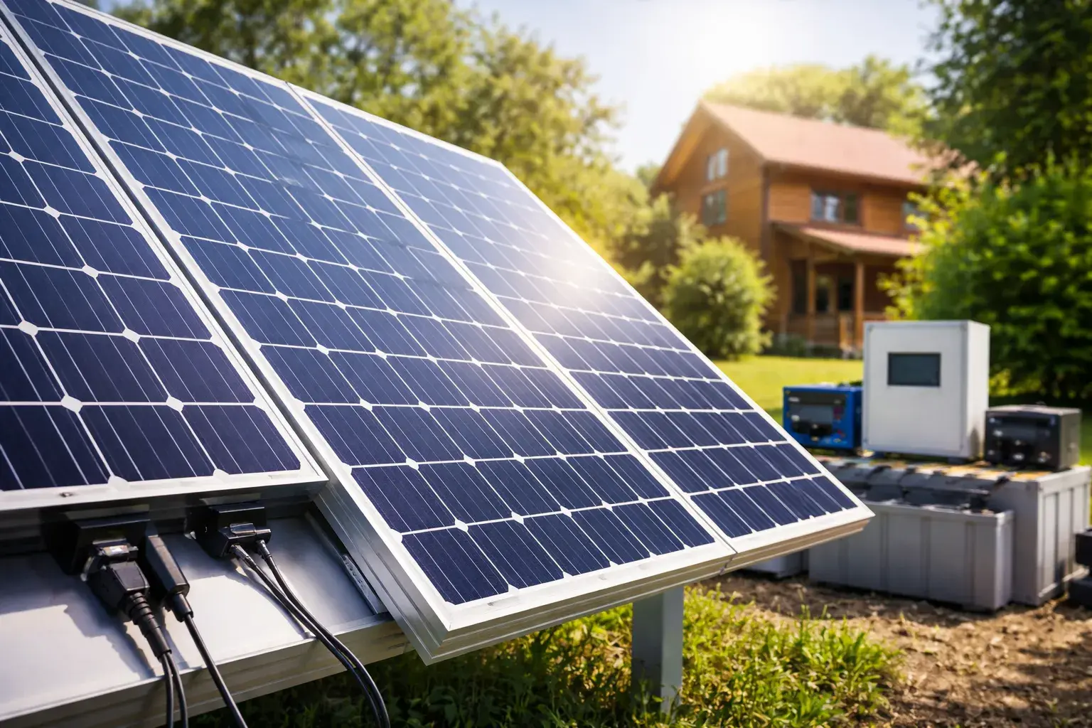 Как работает солнечная батарея