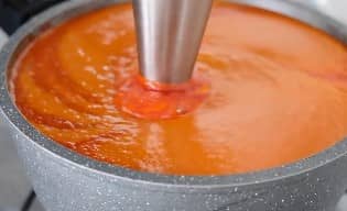 Приготовление томатного крем-супа со сливками: шаг 9