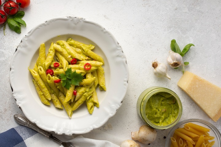 Италия. Trofie al pesto 