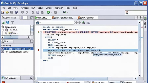 pl sql developer