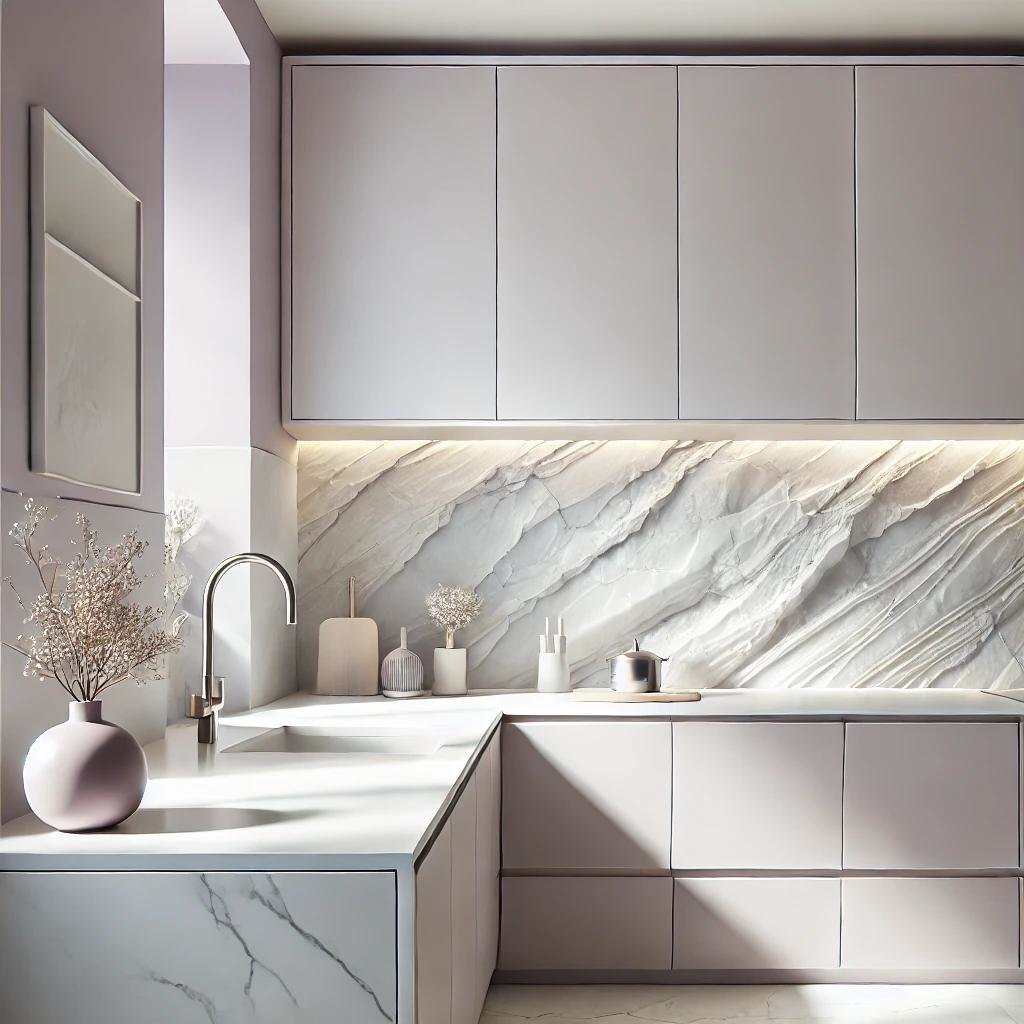 Почему искусственный камень – идеальный выбор для кухонного фартука