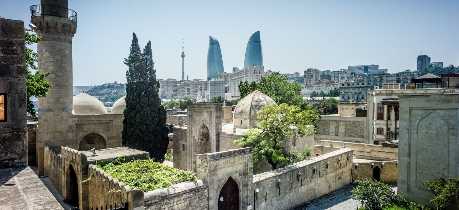 Ландшафты города Баку