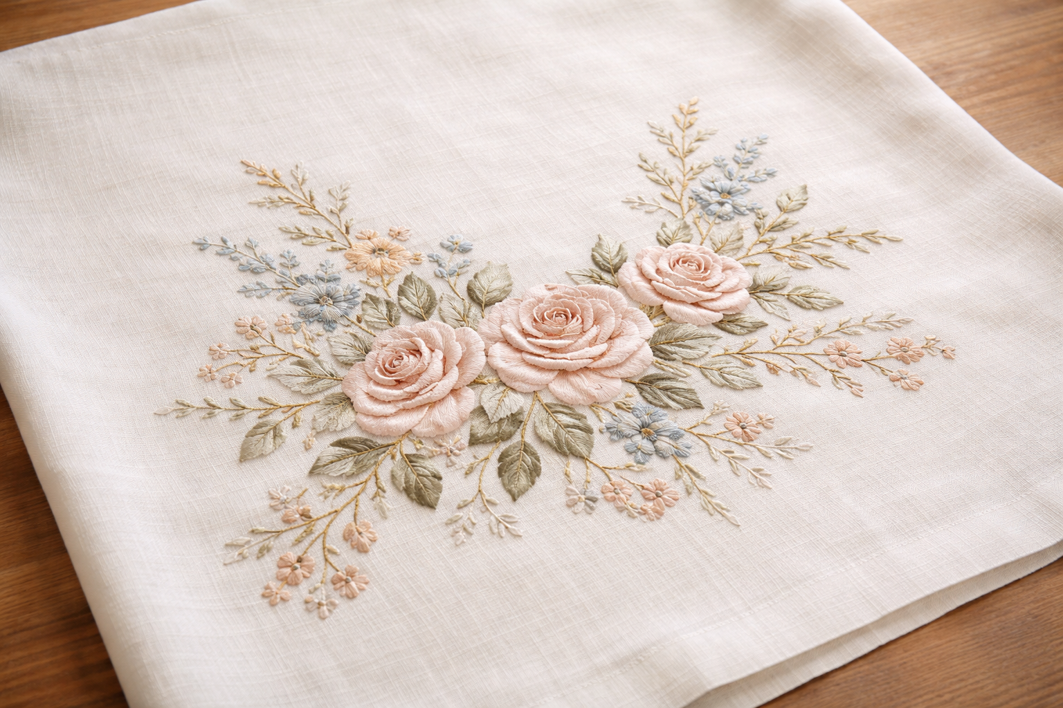 Вышивка на крое и тканях