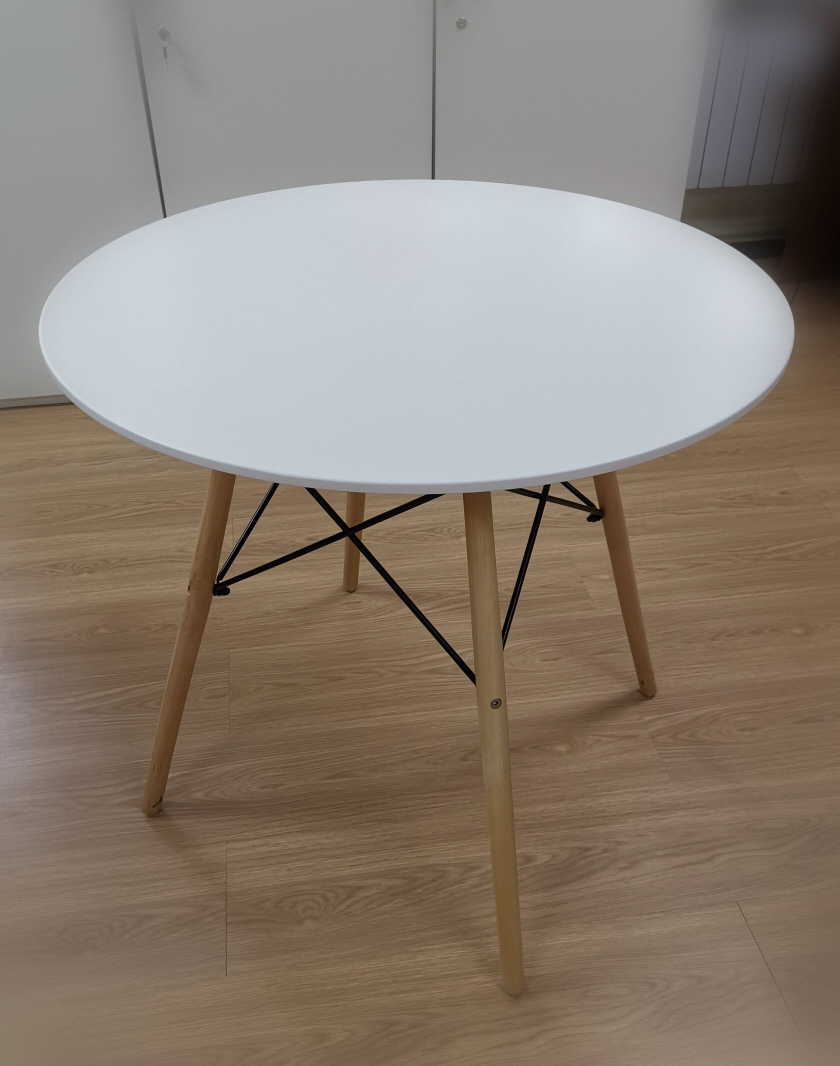 деревянный круглый стол 80 см