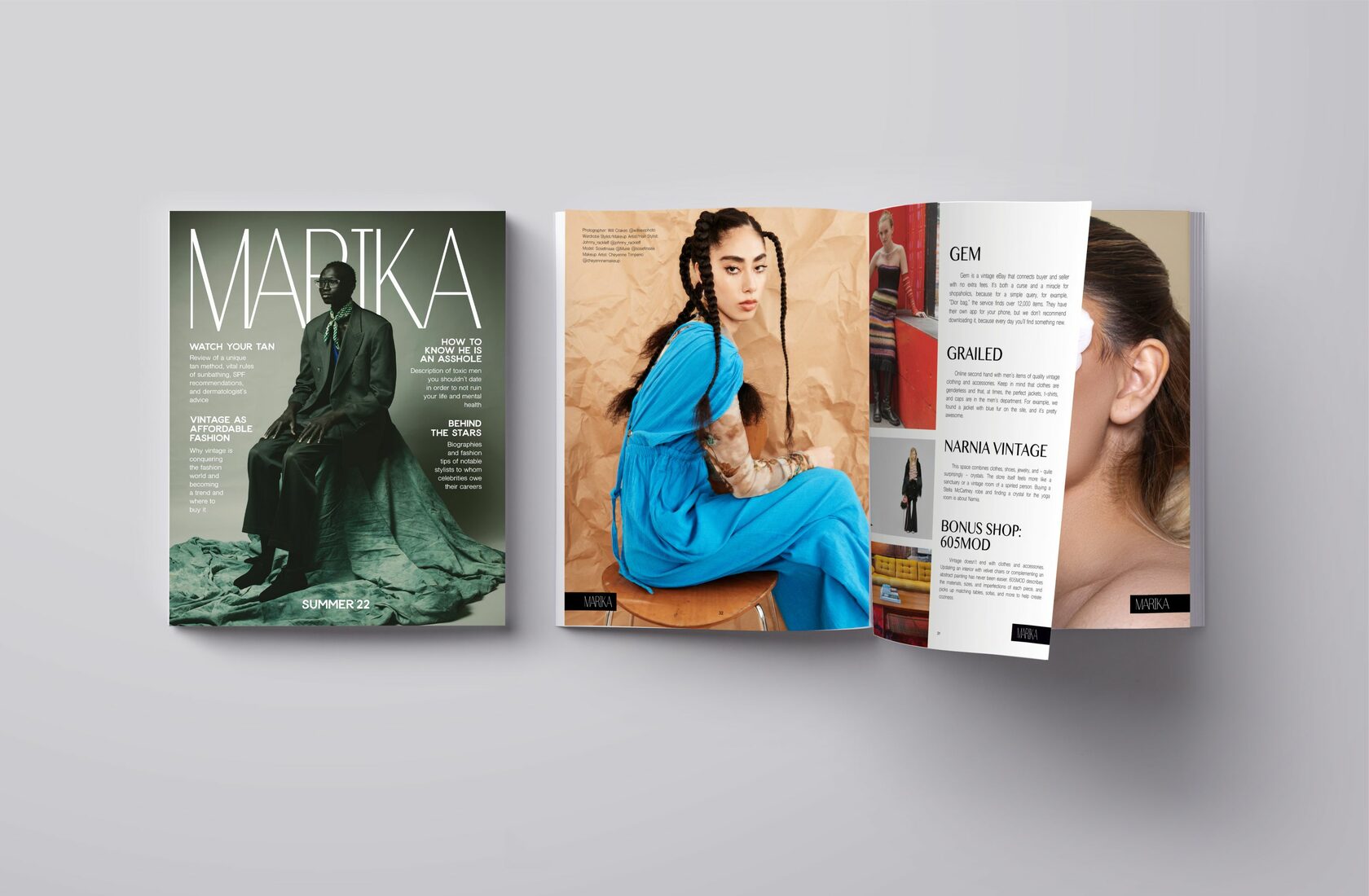 MARIKA MAGAZINE, MARIKA MAGAZINE PORTRAIT (ISSUE 495 …