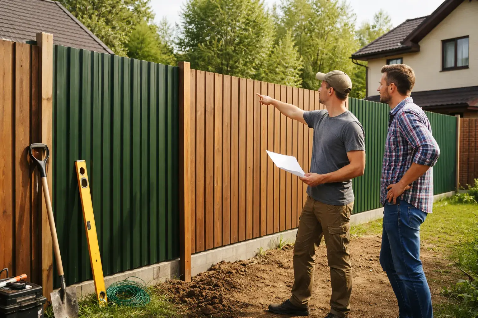 Какой забор можно поставить между соседями