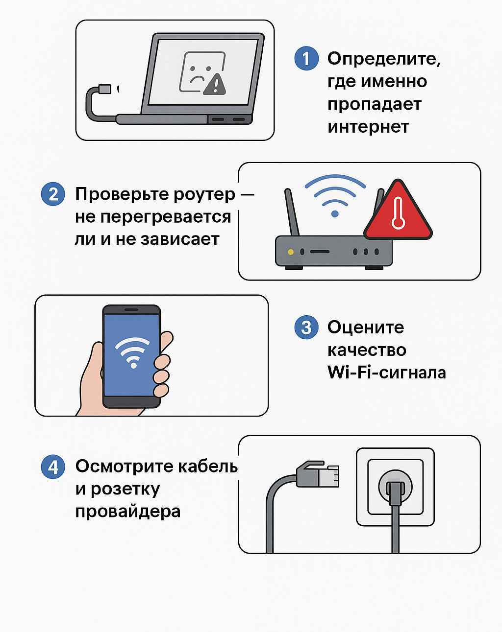 Что делать, если интернет постоянно обрывается