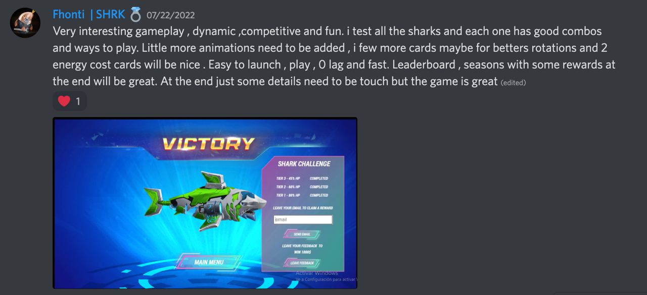 SharkRace Battle Reviews from our Player