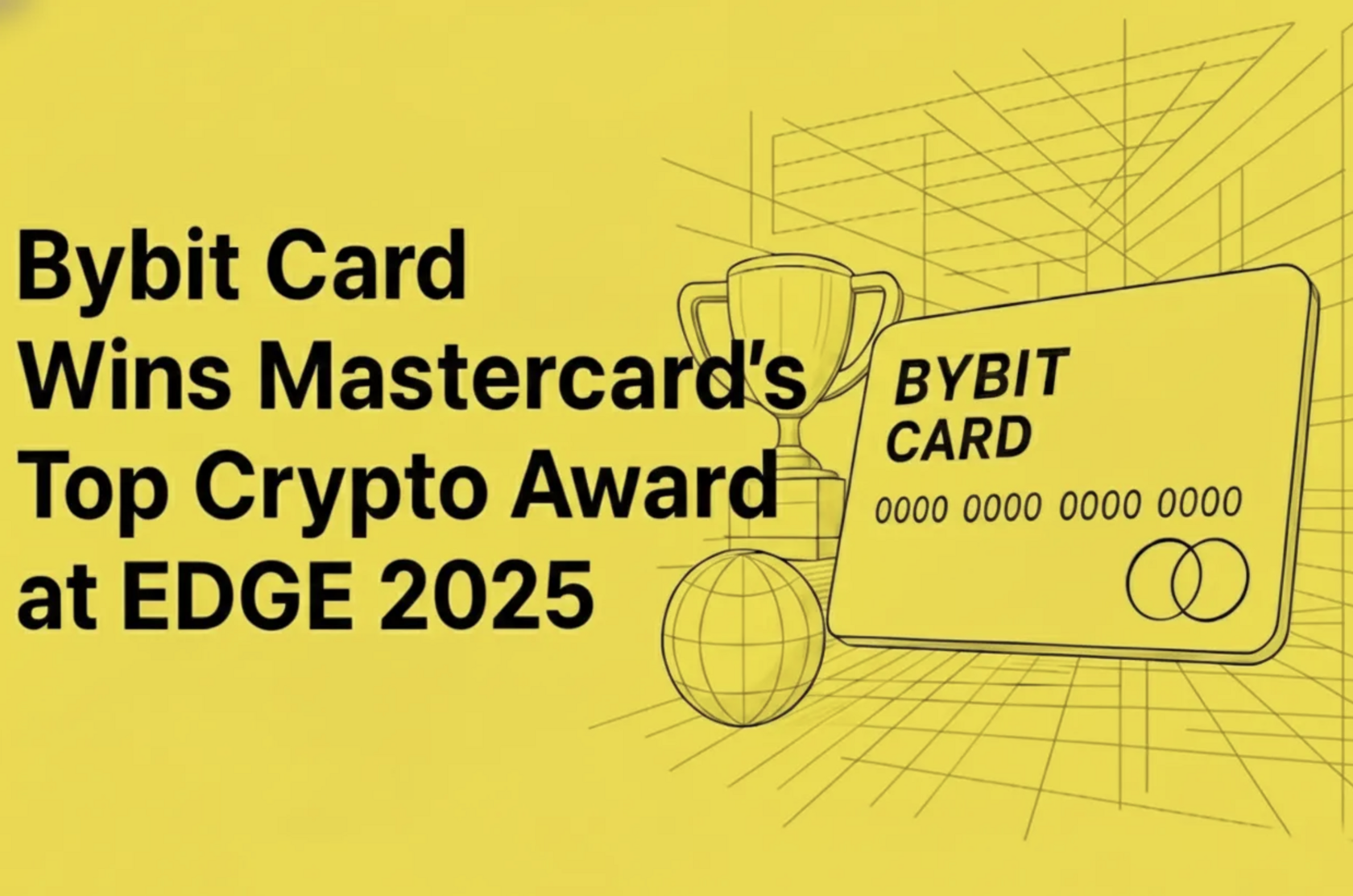 Bybit Card Wins Mastercard’s Top Crypto Award at EDGE 2025