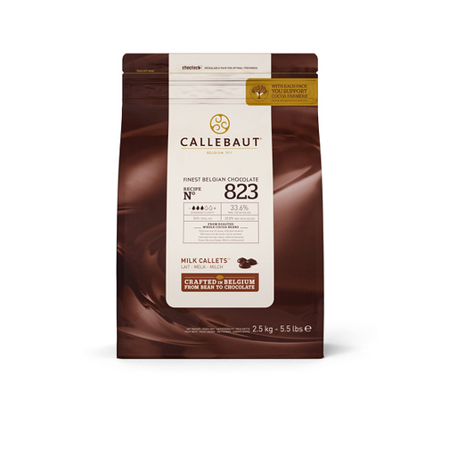 Молочный шоколад Callebaut 33,6% бельгийский 2,5 кг купить в Москве