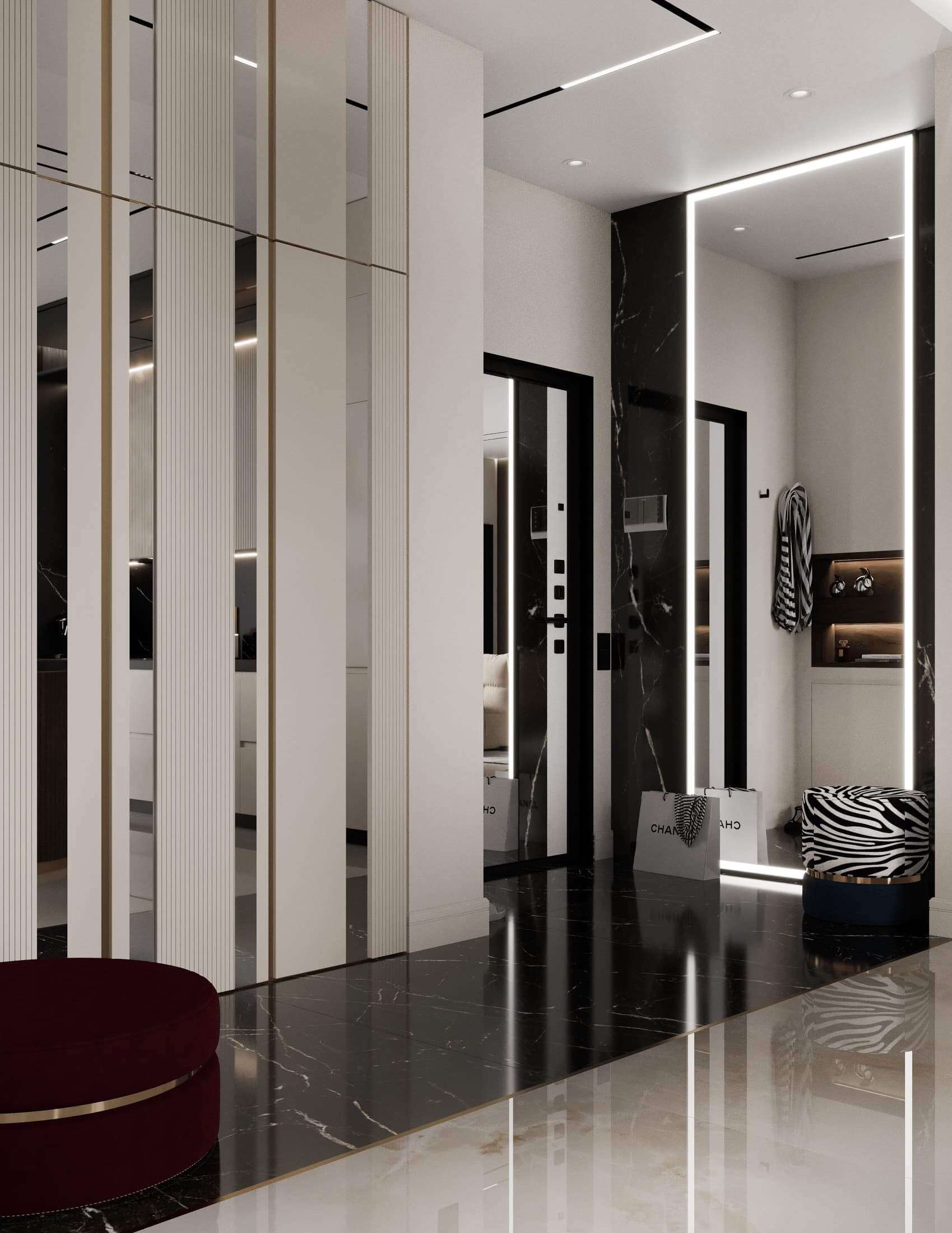 холл, мебель, мебель для коридора