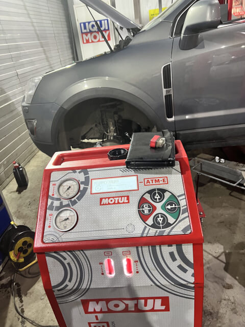 Процесс замещения масла Аппаратное замещение масла в АКПП