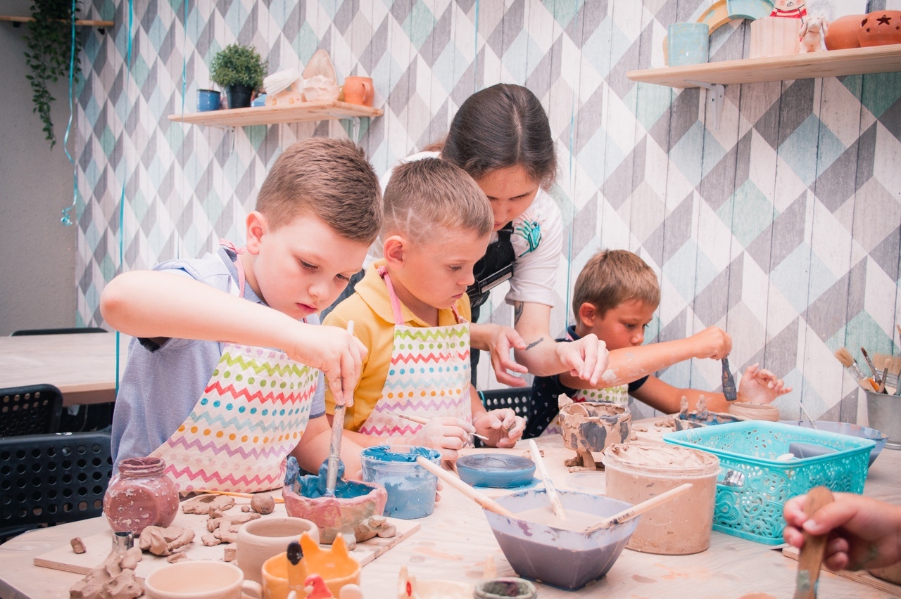 kids pottery classes houston