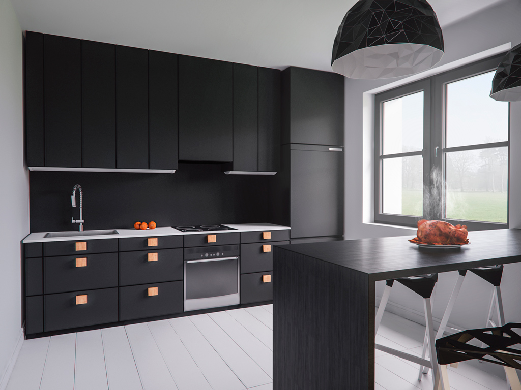 Современная черная кухня. Кухня в черном цвете. Кухни цвета венге. Кухня в стиле венге. Кухни цвет венге в современном стиле.