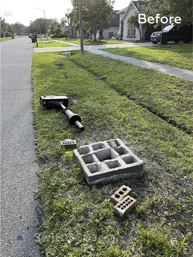 Swift360 - Handyman Orlando - Result job - Mail Box Repair - Before