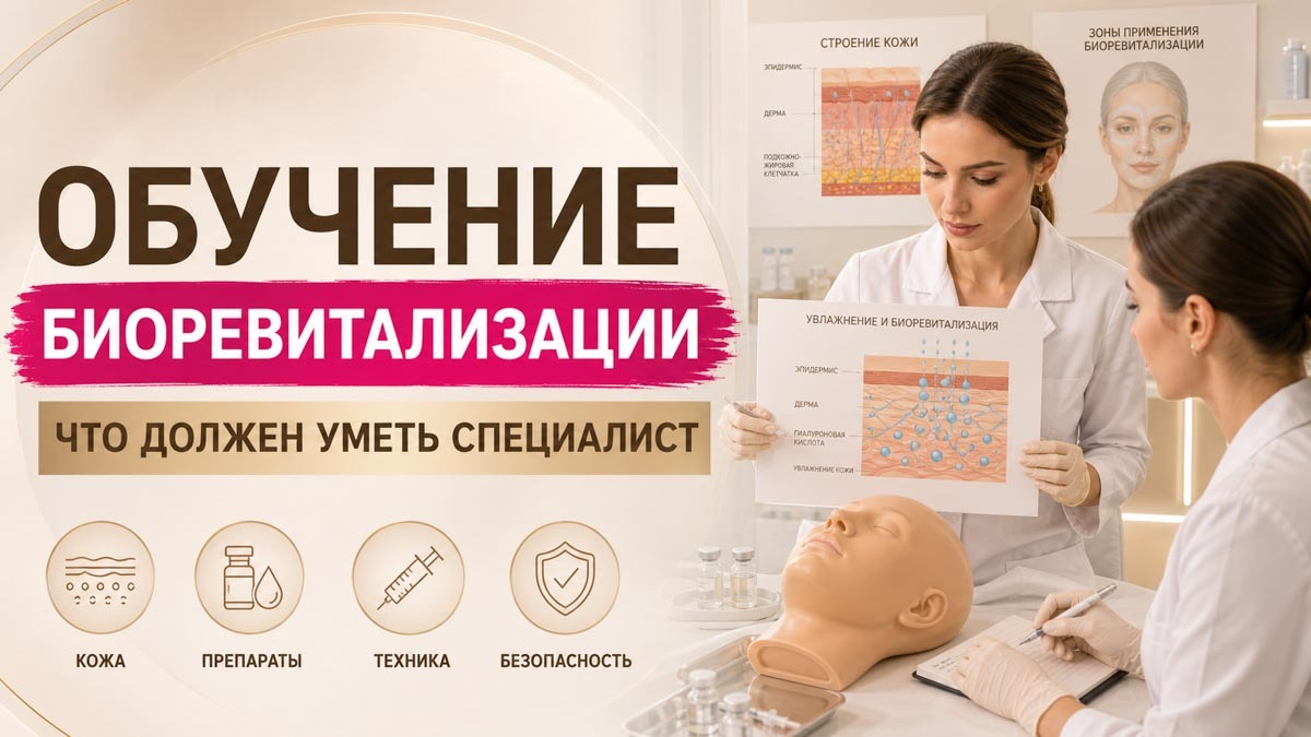 Обучение биоревитализации: что должен знать и уметь специалист