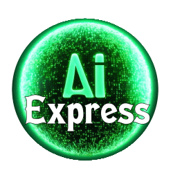 Эмблема, логотип нейро-студии ExpressAi