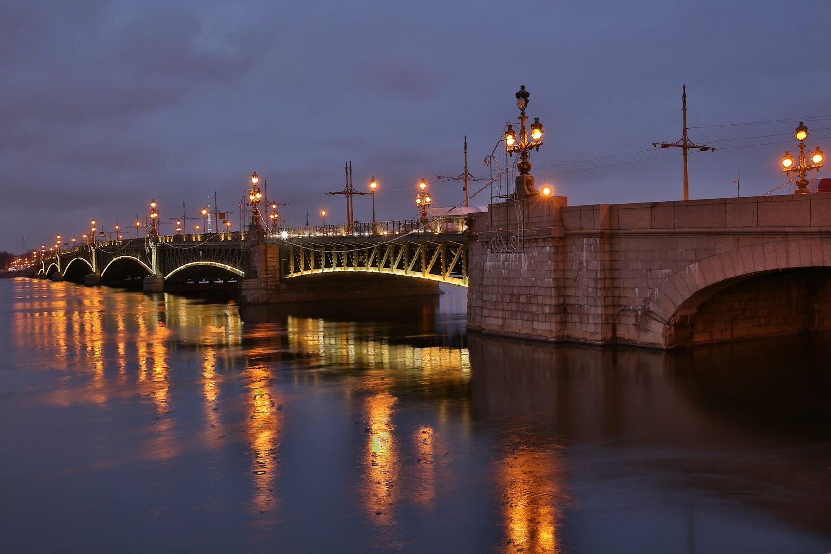 Троицкий мост, Россия, Санкт-Петербург, Петроградский район, Посадский