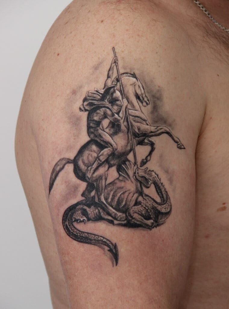 тату всадник, тату Пермь, лучшие тату салоны Перми
