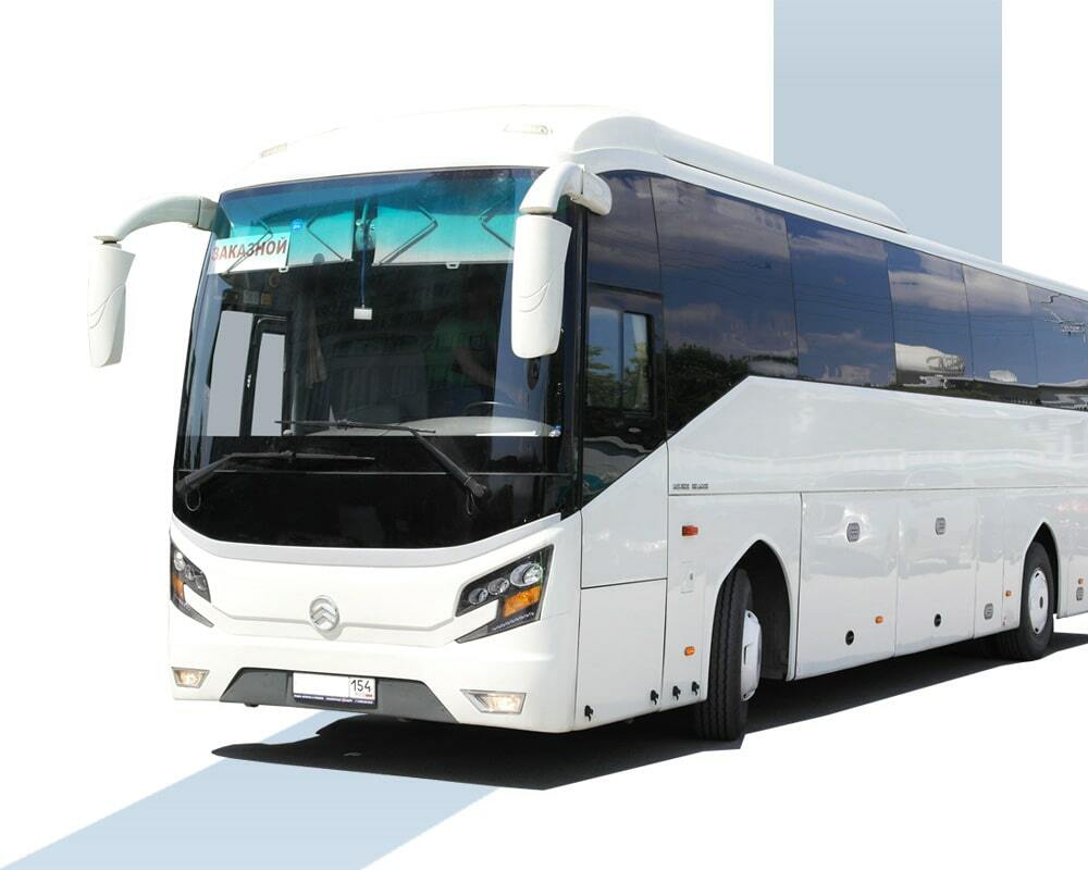 Белый автобус картинка