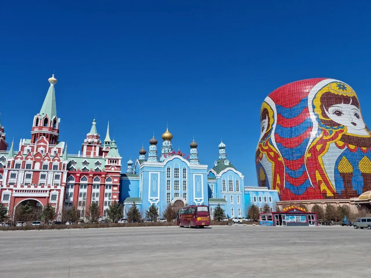 Парк матрёшек в Маньчжурии