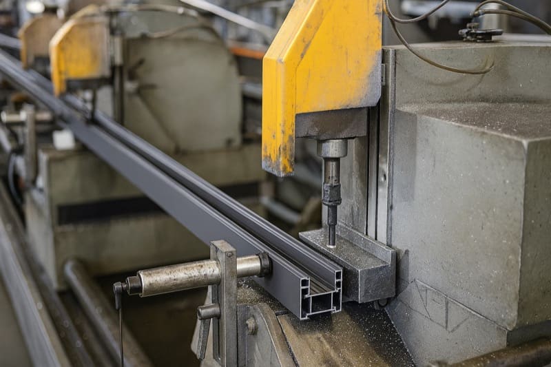 распиловка аллюминиевого профиля