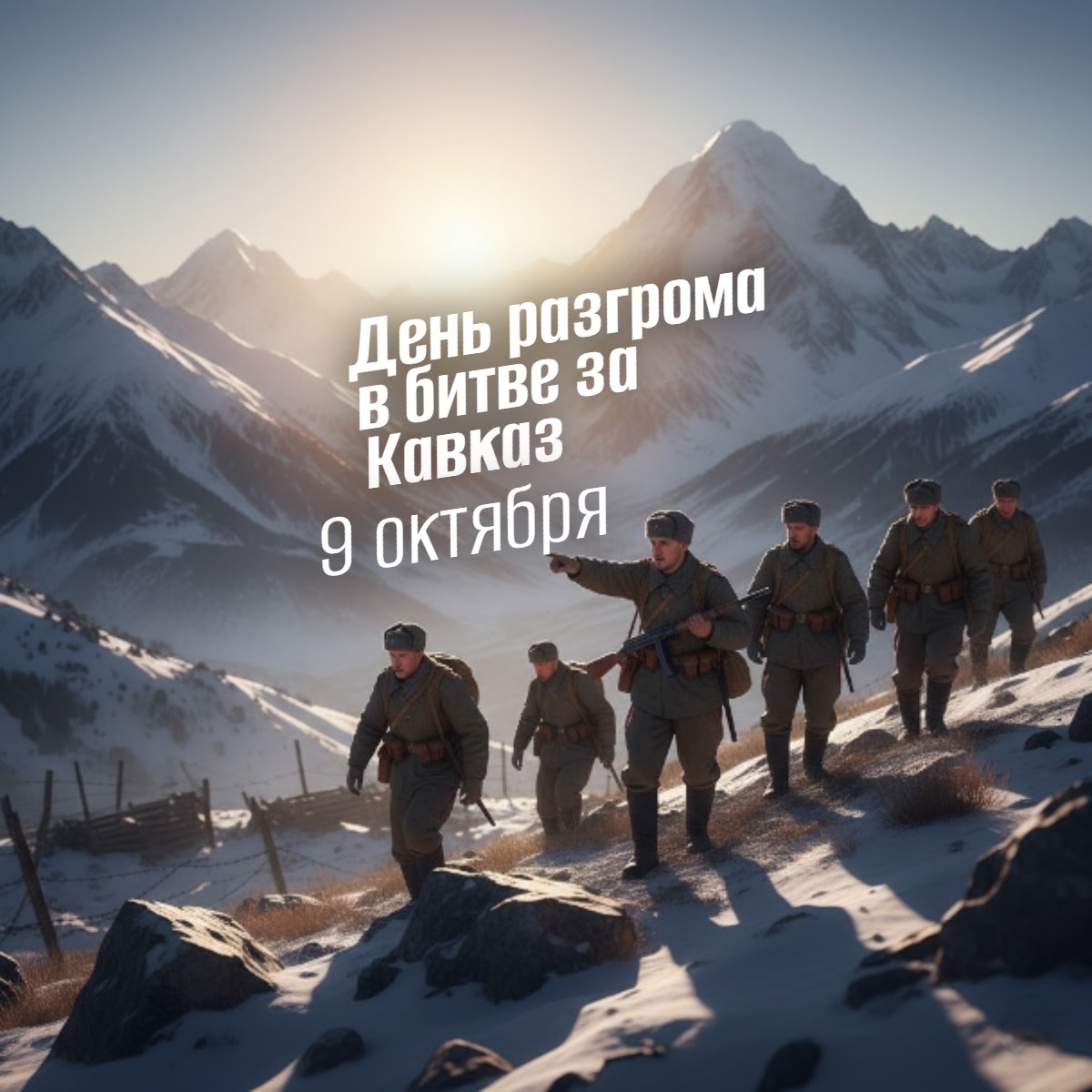 9 октября День разгрома в битве за Кавказ 2025 geek hostel prazdniki
