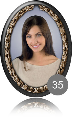 вариант исполнения ритуальной таблички 35