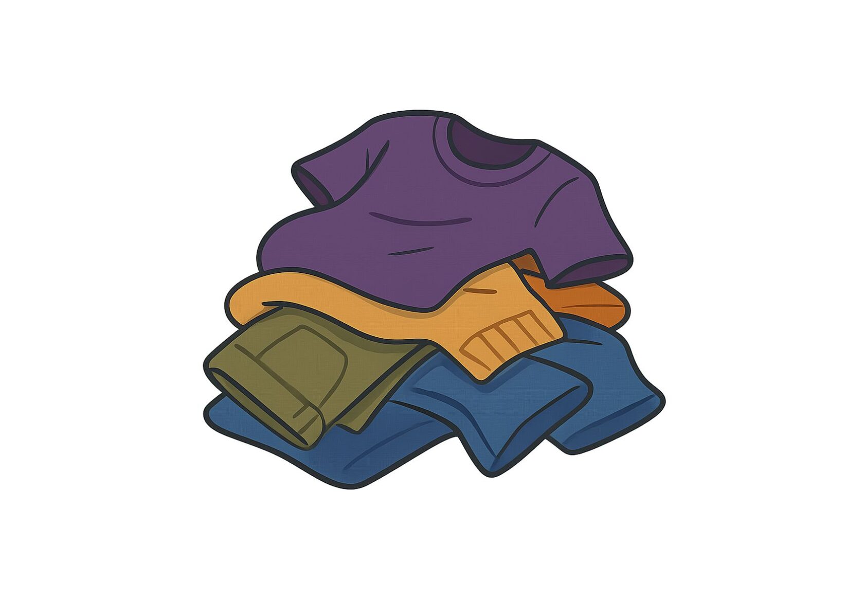 a heap of clothes