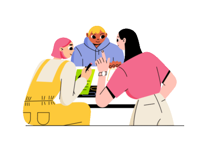 люди общаются гифка