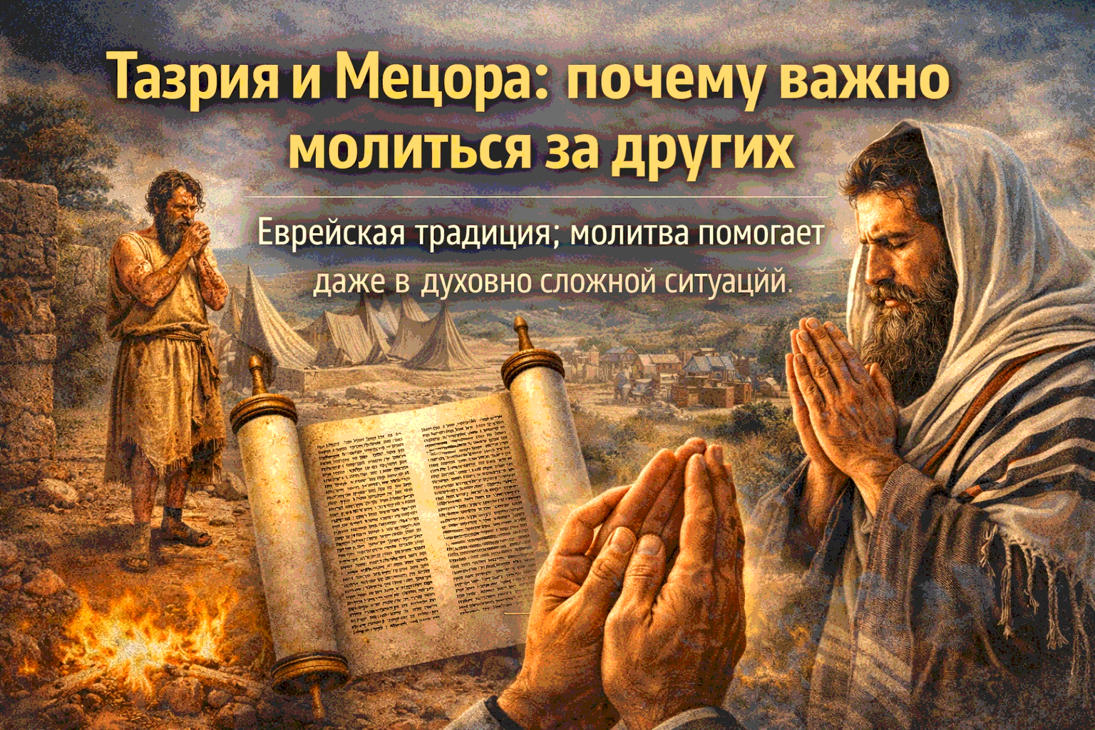 Тазрия и Мецора: один урок Торы, который меняет отношение к молитве