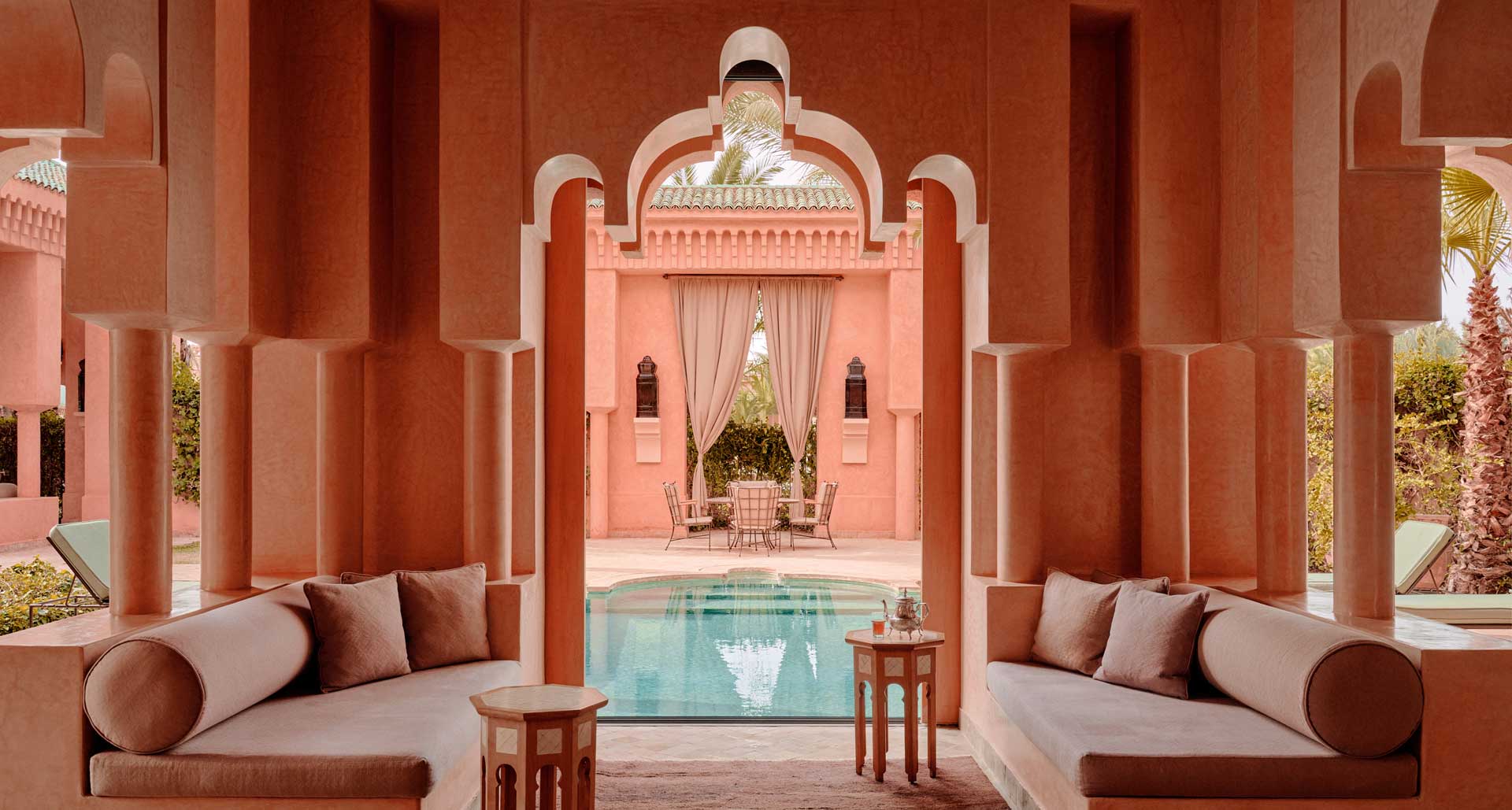 Люксовый отель Amanjena в Марракеше, Марокко