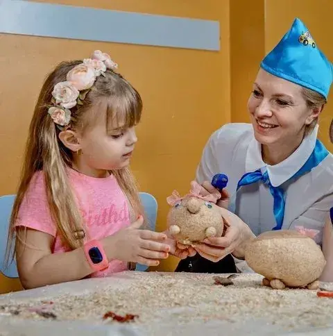 Мастер-класс «Травянчик», школа «АЗ-БУ-КА»