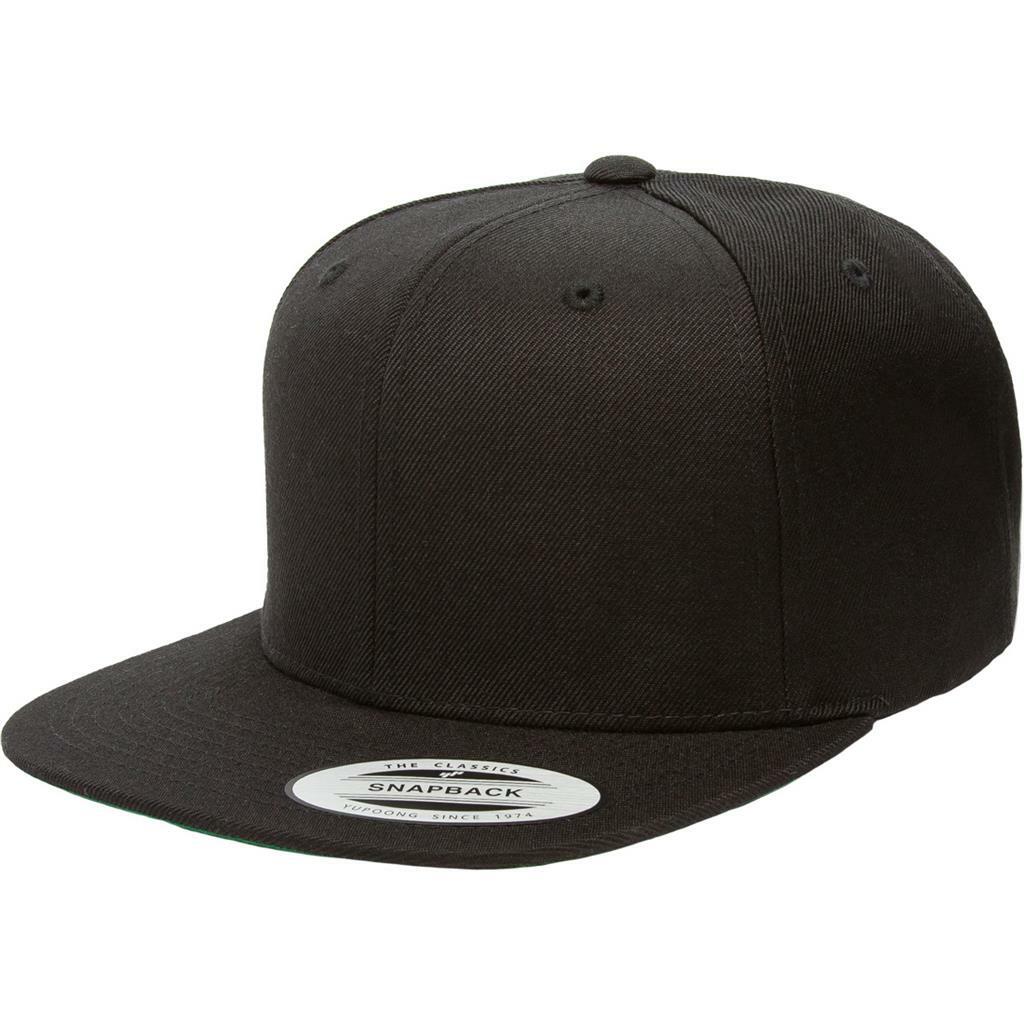 Бейсболка модель 6007 YP Classics® cotton twill snapback cap Цвет Black ...