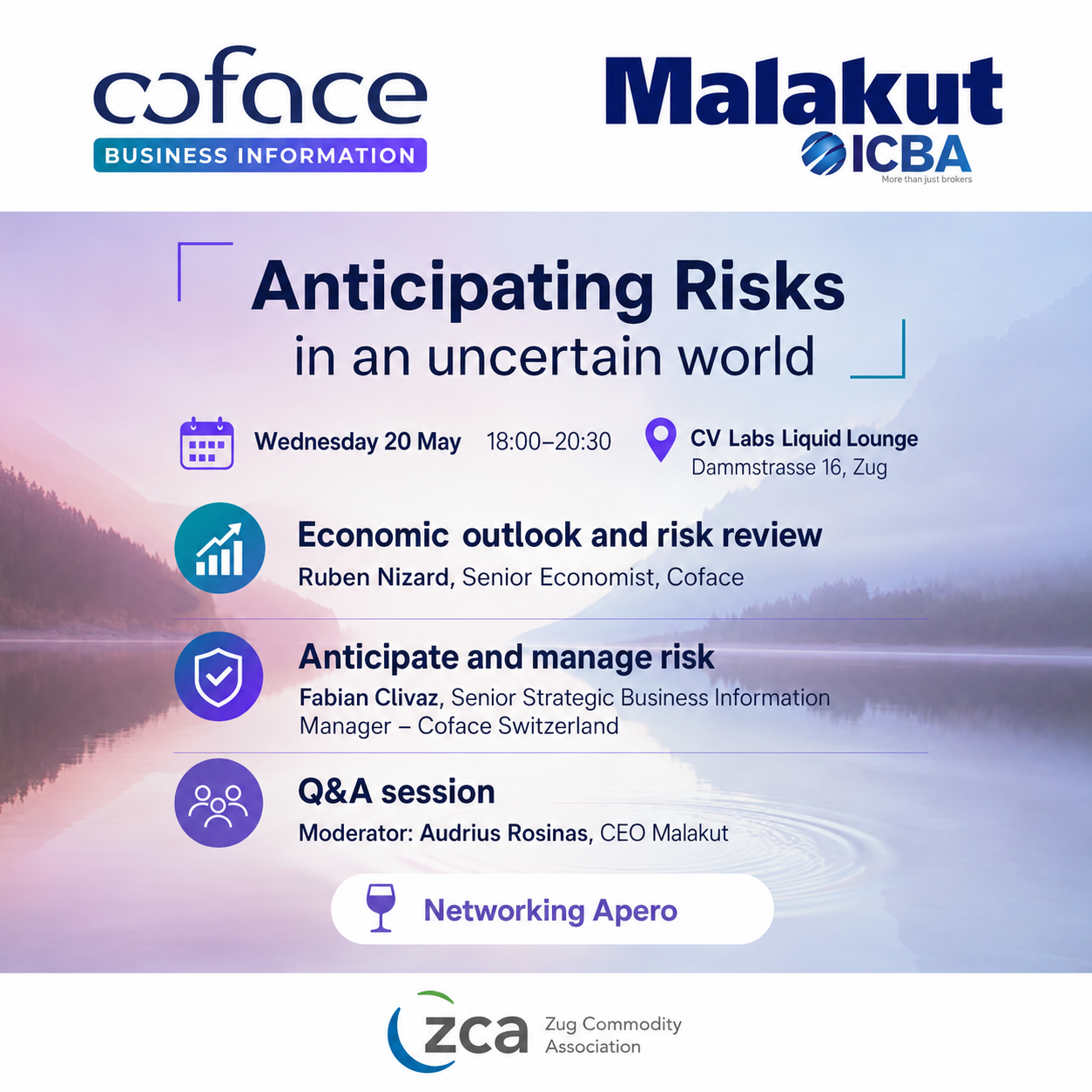 Join Malakut, Coface & ZCA for an Exclusive Risk Management Event
