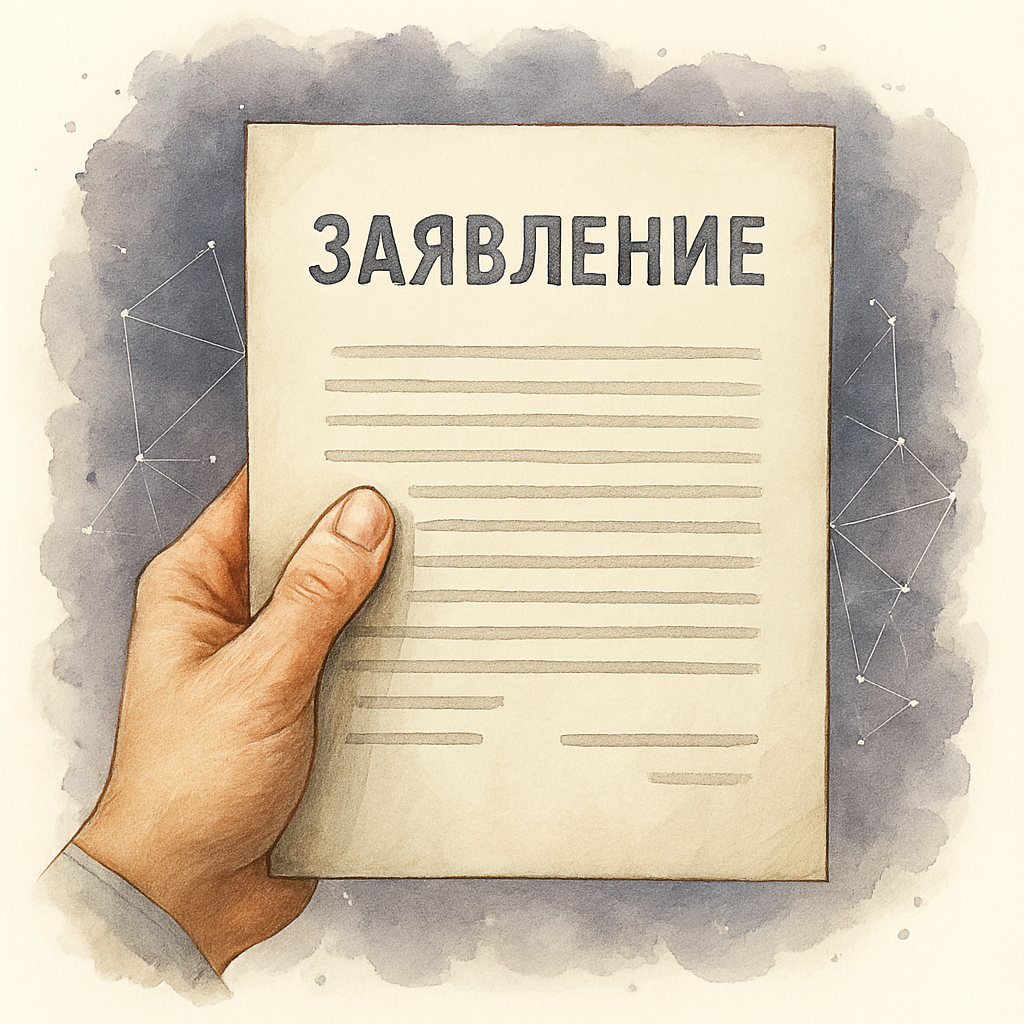заявление на предоставление отпуска