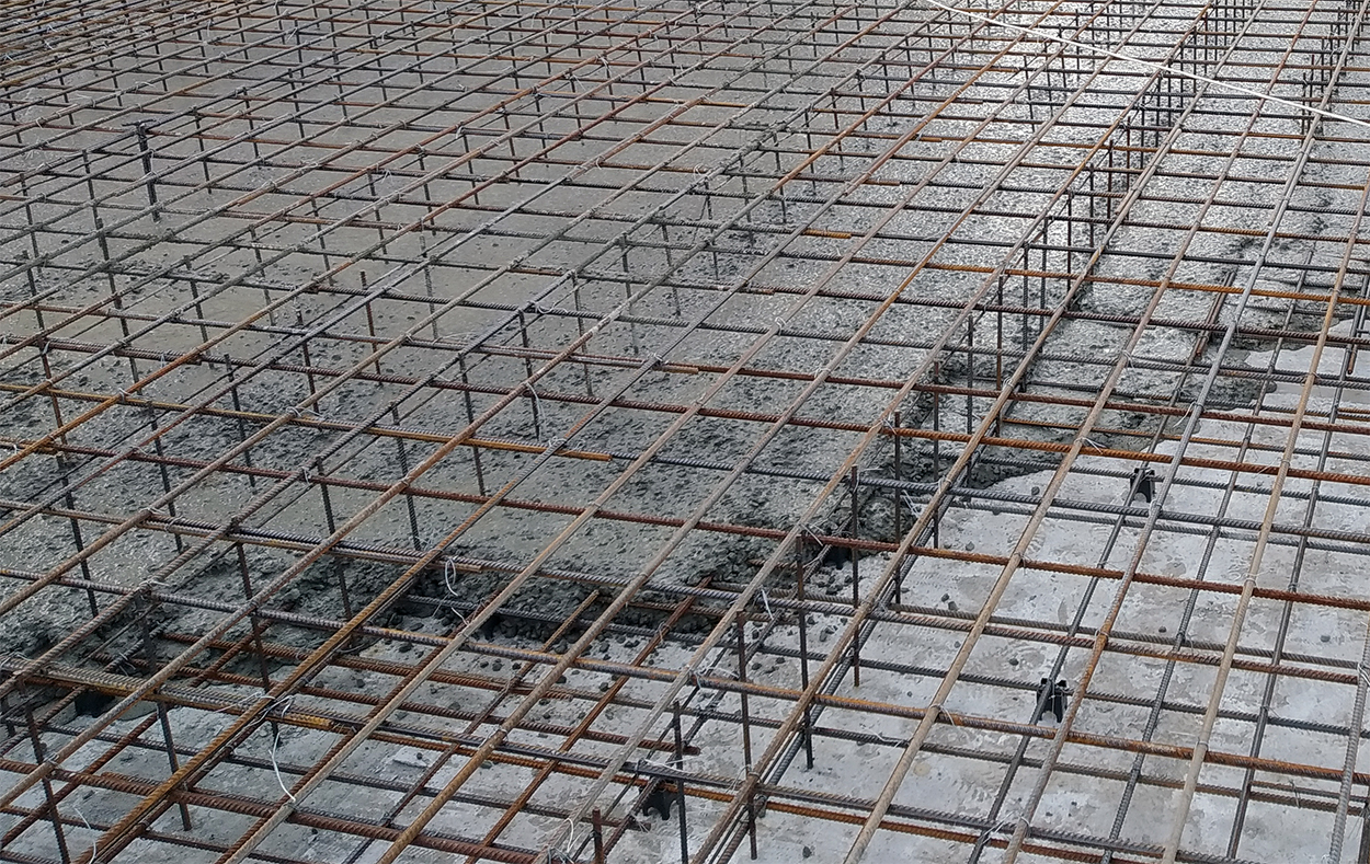 Заливка бетона с армированием цена за куб