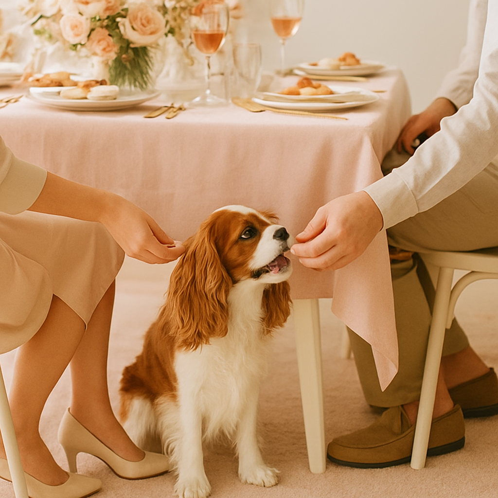 Нельзя кормить собаку от стола