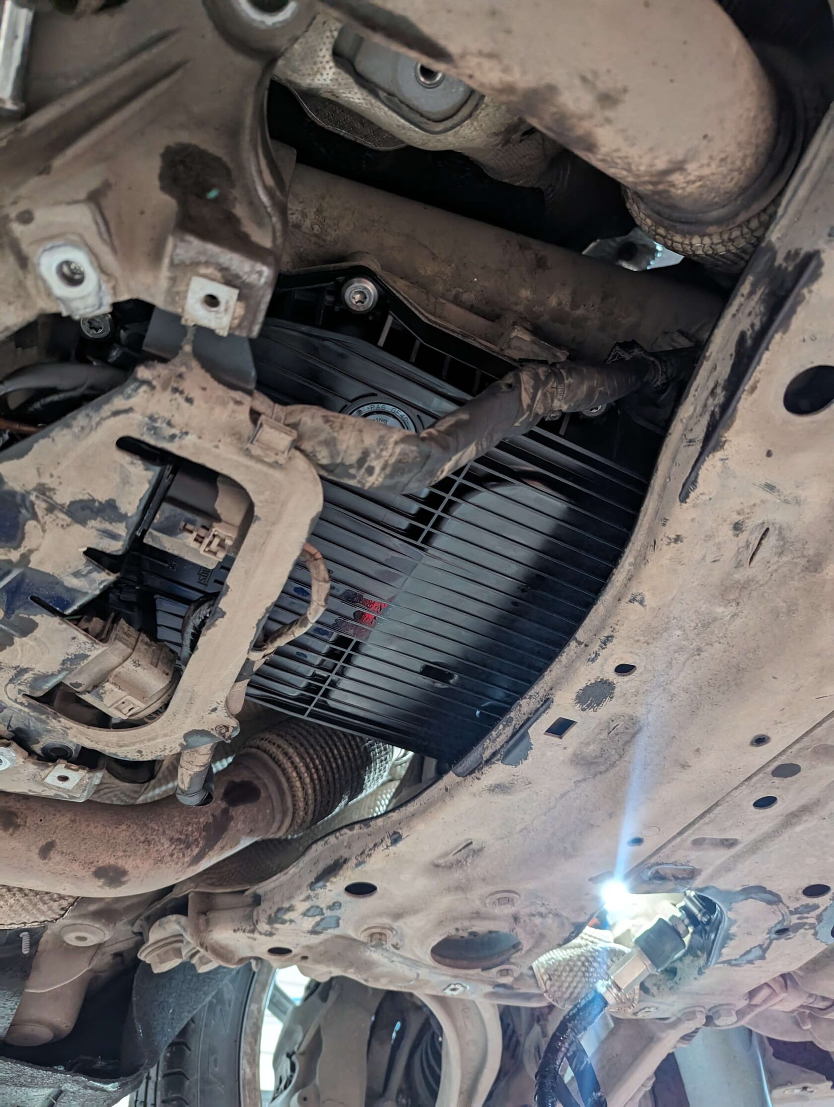 Установка нового поддона ZF