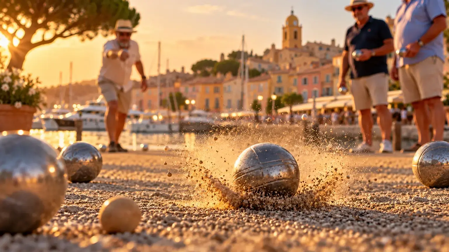 National de Pétanque in Saint-Tropez on the French Riviera